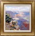 112007 EDWARD N WARD OIL ON CANVAS THE GRAND CANYON