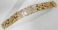 110055 14K GOLD  DIAMOND BRACELET MARKED STEVE