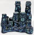 081140 SUSAN BOLT POTTERY CANDLESTICK WFIVE TOWERS