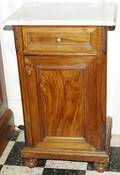 071108 VIENNESE MAHOGANY CABINET WMARBLE C1850