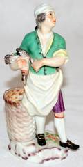 061097 MEISSEN PORCELAIN FIGURE OF A MAN