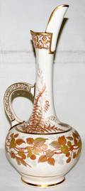 061081 HUNGARIAN PORCELAIN EWER C1870 H18