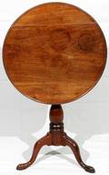 091147 ENGLISH MAHOGANY TILTTOP TABLE LATE 19TH C