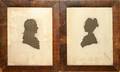 091104 HOLLOWCUT SILHOUETTES EARLY 19TH C PAIR