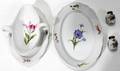 051129 MEISSEN PORCELAIN PLATTER GRAVY SALTPEPPER