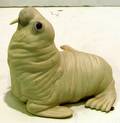 081172 CYBIS BISQUE FIGURE OF A WALRUS H4 W45