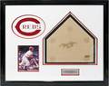 080085 PETE ROSE THE HIT KING SIGNED HOME PLATE