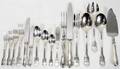 062077 FRENCH CHRISTOFLE CHINON FLATWARE SET  CHEST