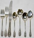 062071 FINE ART CROWN PRINCESS STERLING FLATWARE