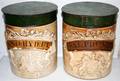 060124 STONE WARE POTTERY APOTHECARY JARS 19TH C