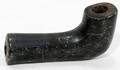 050110 ANTIQUE NATIVE AMERICAN BLACK STONE PIPE