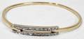 050125 14K YELLOW GOLD  DIAMOND BRACELET