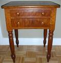 091215 AMERICAN 2 DRAWER STAND WALNUT C1870