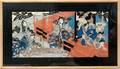 081217 KUNISADA JAPANESE WOODBLOCK TRIPTYCH C1850