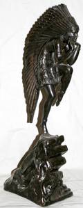 080138 AFTER CHIPARUS BRONZE SCULPTURE H21 xL7