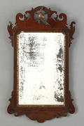Chippendale mahogany looking glass ca 1780