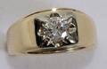 060194 14K YELLOW GOLD  1CT DIAMOND RING