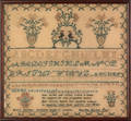 Pennsylvania silk on linen needlework early 19th c