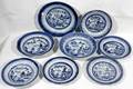 052138 CHINESE CANTON PLATES C1840 8 DIA79