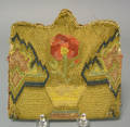 American flame stitch purse late 18th c