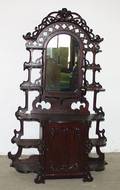 042105 AMERICAN ROSEWOOD ETAGERE 19THC H80 W43