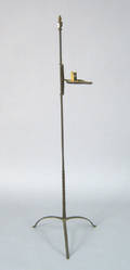 Wrought iron floor standing lighting device 18th c