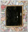 090216 MACKENZIECHILDS POTTERYFRAMED MIRROR