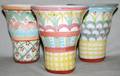 090205 MACKENZIECHILDS POTTERY PARFAIT GLASSES 12
