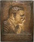 082116 JAMES E FRASER BRONZE PLAQUE T ROOSEVELT