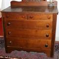 081262 AMERICAN EMPIRE MAHOGANY CHEST OF DRAWERS