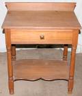 081277 AMERICAN WALNUT WASH STAND H26 W24 D16