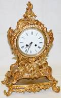 072140 LOUIS XVI STYLE BRONZE BRACKET CLOCK 19TH C