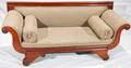 062156 MAHOGANY DUNCAN PHYFE STYLE CHILDS SETTEE