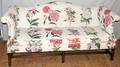 061220 CHIPPENDALE STYLE MAHOGANY SOFA H33 L72