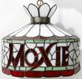060216 MOXIE STAINED GLASS HANGING SHADE DIA16