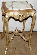 051267 FRENCH LOUIS XV STYLE WALNUT PARLOR TABLE