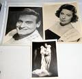 050199 AUTOGRAPHED BW PHOTOS OF FRANKIE LANE ETC