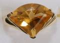 091267 CITRINE  14K YELLOW GOLD RING
