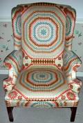 081314 HICKORY CHAIR CO WING BACK ARMCHAIR