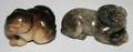 080199 CHINESE CARVED ARCHAIC JADE FIGURES OF DOGS