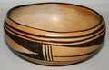080205 ACOMA PUEBLO HAND PAINTED POTTERY BOWL