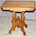 071300 VICTORIAN EASTLAKE MAPLE PARLOR TABLE