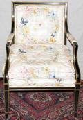 070153 REGENCY STYLE OPEN ARM CHAIR