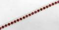 062180 13CT GENUINE RUBY  13CT DIAMOND BRACELET