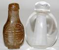 061269 CHINESE CARVED NATURAL CRYSTAL SNUFF BOTTLES