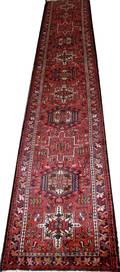 051286 PERSIAN HERIZ WOOL RUNNER 128x25