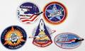 050239 COLUMBIA SPACE SHUTTLE CLOTH PATCHES 5 PCS