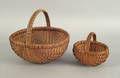 Two small Pennsylvania split oak baskets 19th c