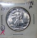 050228 US WALKING LIBERTY SILVER 50 1941P