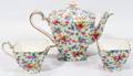 091325 ROYAL WINTON OLD COTTAGE CHINTZ WARE TEA SET